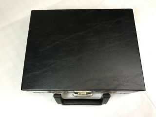 Vintage Savoy 16 Cassette Carry Case Black Faux Leather 