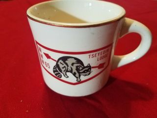 Vintage Order Of The Arrow Coffee Mug Boy Scouts Tseyedin Lodge 65