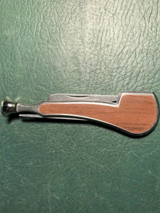 Vintage Kaywoodie Pipe Tool With Tamper,  Pick,  And Knife Blade