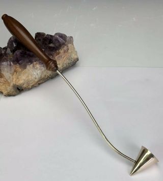 Vintage Sterling Silver 925 Tiffany & Co.  Candle Snuffer Wood Handle