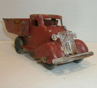 Vintage Wyandotte pressed steel ' Rooster ' Dump Truck - 6 - Inch - vg 2