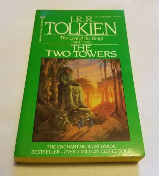 J.  R.  R.  Tolkien The Lord Of The Rings Part Two The Two Towers 1985 Vintage Novel