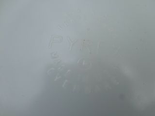 Vintage PYREX Glass Cinderella AMISH BUTTERPRINT 444 Handles 4 Qt Mixing Bowl 3