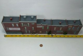 Vintage Ho Scale Train Building Detailed Country House Factory Model Wall