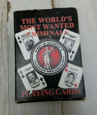 Vintage Playing Cards Euc World 