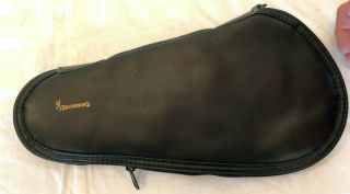 Browning Challenger Gun Rug Soft Gun Case Blonde Wool Leatherette Vintage 15 "