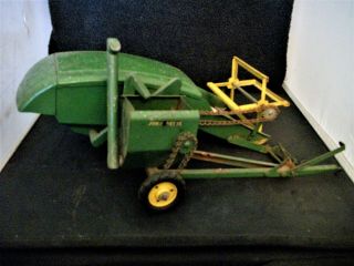 Vintage John Deere Combine Usa Farm Toy