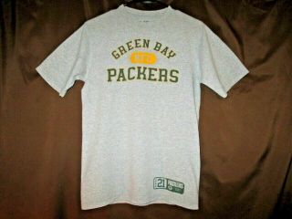 Vintage Reebok Green Bay Packers Nfl Football Mens Womens T Shirt Tee Small S