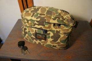 Vintage Uncle Mikes Sidekick Vtg Duck Camo Canvas Fanny Lumbar Hunting Pack Bag