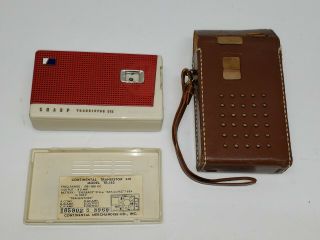 Sharp Tr - 182 Tr182 Transistor 6 Vintage Am Pocket Radio -