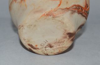 Vintage Nemadji Pottery Vase American Indian Stamped Marked 4