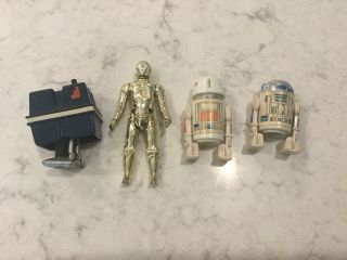 Group Of Vintage Star Wars Droid Figures