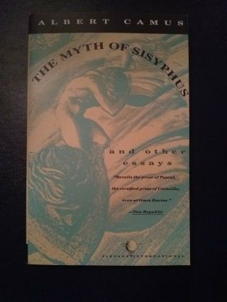 The Myth Of Sisyphus By Albert Camus (vintage International Paperback,  1991)