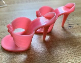 Vintage Deluxe Reading Candy Fashion Doll Pink High Heel Shoes Sandals Minty Con