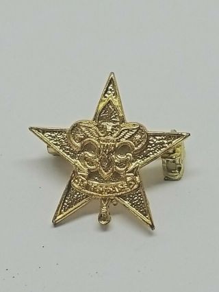Vintage Boy Scout Be Prepared Pin Badge Lapel Pin For A Star Scout Parent