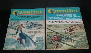 LQQK 9 vintage 1950s/60s mens magazines,  CAVALIER,  STAG,  MANS CONQUEST,  etc. 6