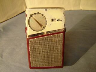 Vintage Koyo Reverse Painted Transistor Radio Japan