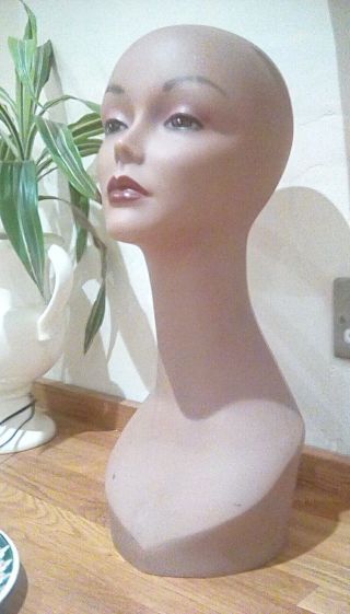 vintage mannequin head shop display hat wig mannequin 4