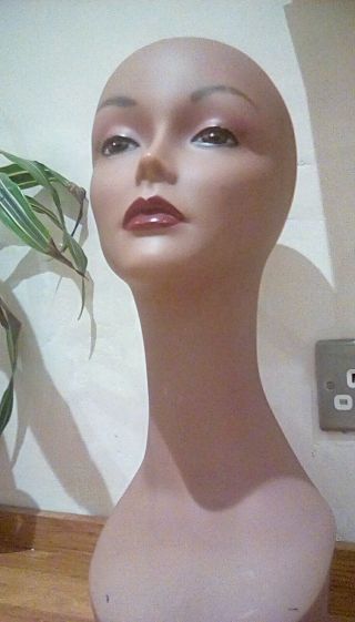 vintage mannequin head shop display hat wig mannequin 6