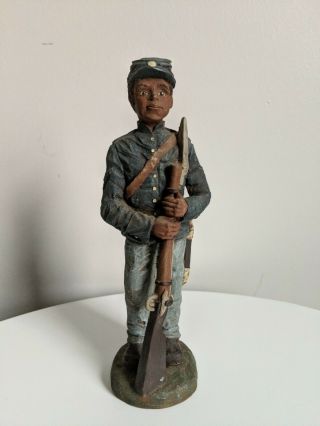 Vintage Black American North Civil War Figurine From Sarah 