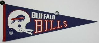 Vintage 70s Buffalo Bills 30x12 Pennant