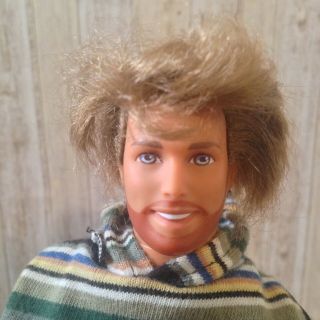 Vtg 1994 Mattel Barbie Shaving Fun Ken Doll 12956 Rooted Hair For Play Or Ooak