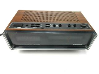 Vintage Panasonic Rc - 95 Dual Alarm Clock Radio Am Fm