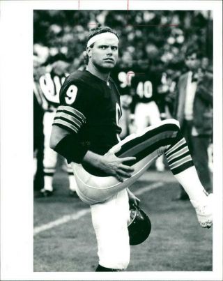 American Football Player Jim Mcmahon,  Chicago Bears - Vintage Photograp