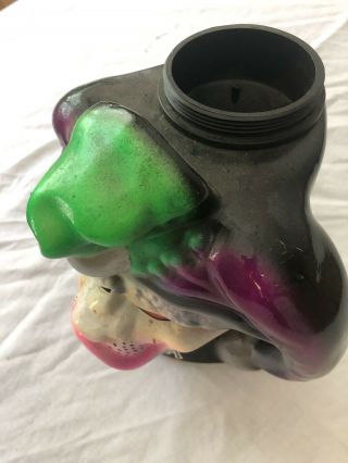 Rare Vtg Graffix Ceramic Water Bong Base Smoking Decor Stoner 3