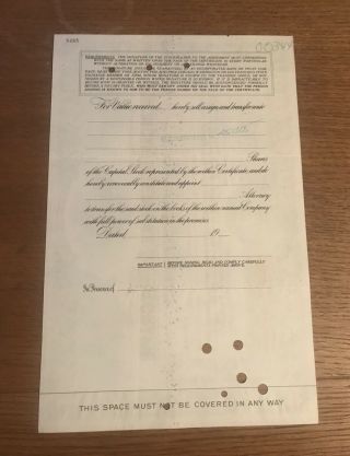 Vintage 1955 - AMERICAN TELEPHONE & TELEGRAPH Co.  - Stock Certificate - AT&T 4