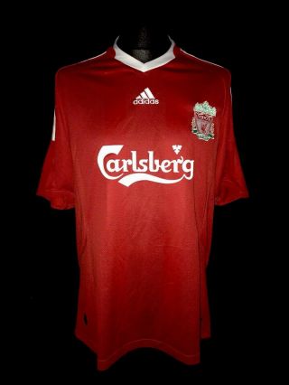 Liverpool 2008 - 10 Home Vintage Football Shirt -