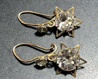 Vintage 9ct Gold Amethyst Stud Earrings