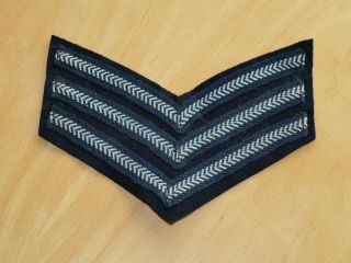 Vintage Raf Wwii Sergeant Uniform Sleeve Stripe / Chevron