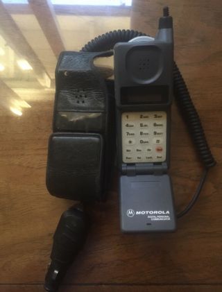 Vintage California Motorola Mobile Flip Phone / Digital Personal Communicator
