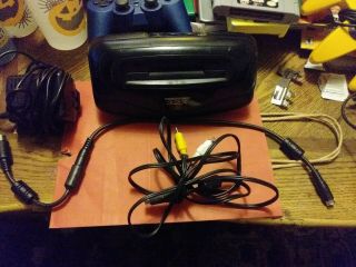 Vintage Sega Genesis 32x Console Black W/ Power Adapter And Cables