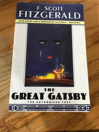 Vintage Book: The Great Gatsby Fitzgerald The Authorized Text (box 4)