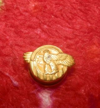 Vtg Wwii Ruptured Duck Honorable Discharge Lapel Button Hole Pin Us Military