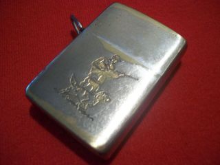 Vintage 1958 Zippo Loss Proof Town And Country Lighter
