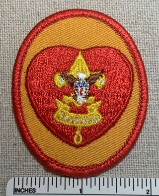 Vintage 1970s Life Scout Boy Scouts Rank Badge Patch Bsa Uniform Sash Camp Pb