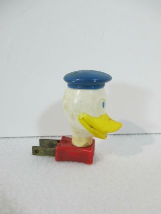 Donald Duck Night Light Vintage Plug - In Ge Plastic Disney Character Prop Decor