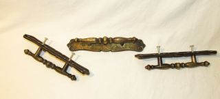 4 Vintage Amerock Carriage House Brass 7 " Drawer Cabinet Pulls 177 Handle Plate