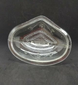 Vintage Guardian Service Cookware Triangle Pan Pot Aluminum w/ Glass Lid 5