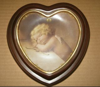 Vintage Sweet Slumber Heart Shaped Angel Plate By Bessie Pease Gutmann