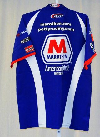 Vintage Kyle Petty Marathon Race New?? Nascar Pit Crew Shirt.  Size Large