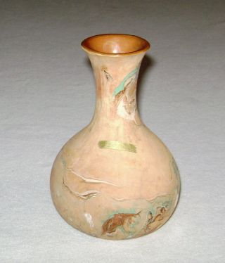 Vintage 1940 ' s Nemadji Pottery 119 Vase Badlands Clay Arrowhead Region 2