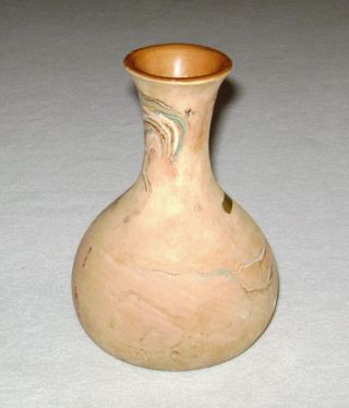Vintage 1940 ' s Nemadji Pottery 119 Vase Badlands Clay Arrowhead Region 3