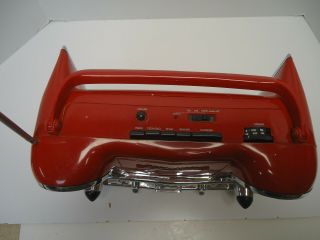 Vintage Randix ‘57 Chevy Portable AM/FM Radio Stereo Cassette Player Red CR - 1957 5