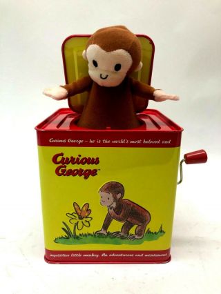 Curious George Jack In The Box Vintage Schylling Kids Toys