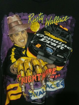 1995 Vintage Rusty Wallace T - Shirt Nascar Men 