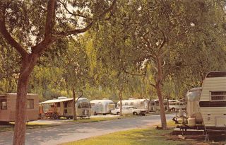 Trailerland Park Mobile Home Park Anaheim,  Ca Campground C1960s Vintage Postcard